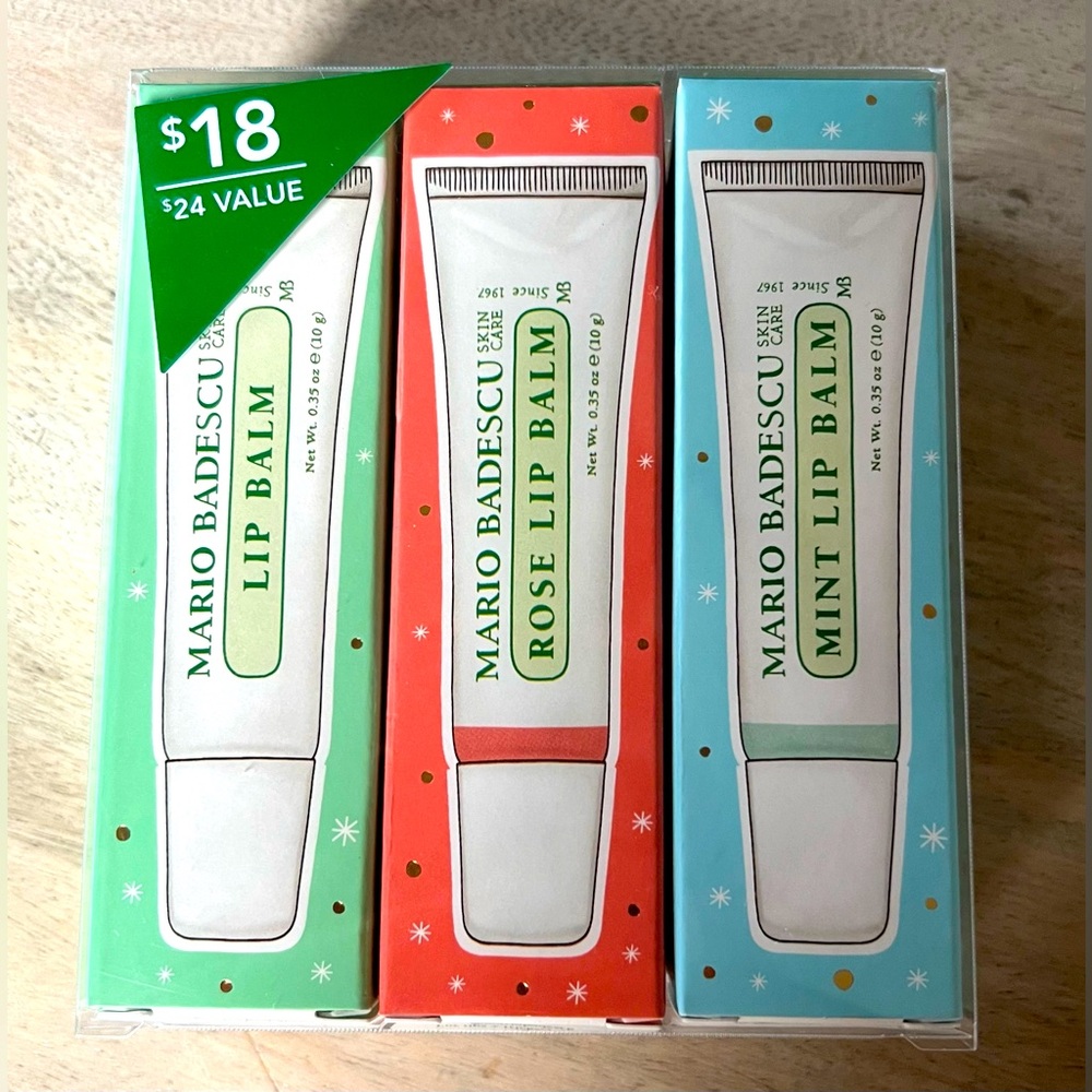 Mario Badescu Lip Balm Three Pack